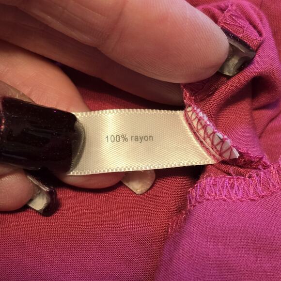 Fashion Bug Embroidered Beaded Sleeveless Tunic Top Womens Size 3X Pink Boho - Picture 4 of 8